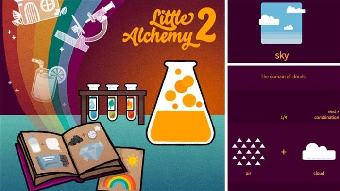 Wie man in Little Alchemy 2 Himmel macht 2?