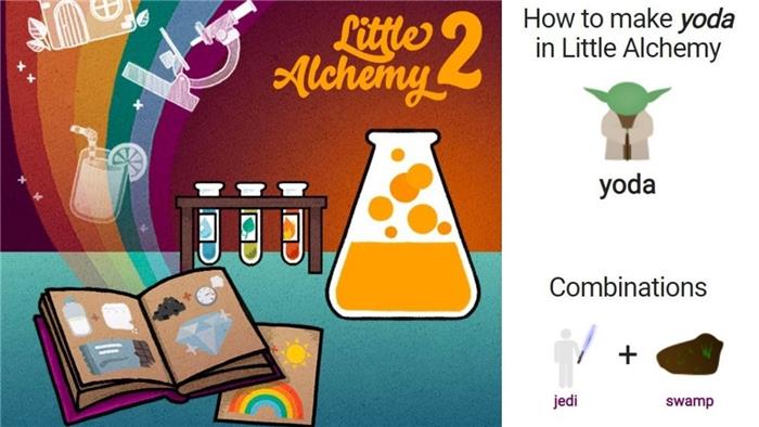 Cómo hacer Yoda y Baby Yoda en Little Alchemy 2?