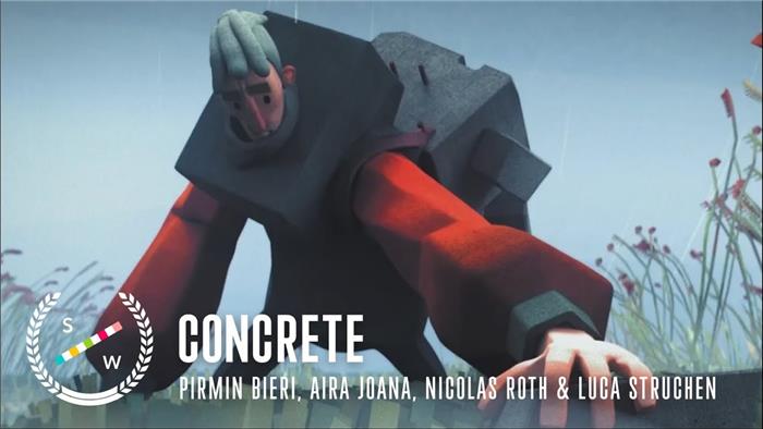 Concrete un court métrage inhabituel et merveilleux d'animation!