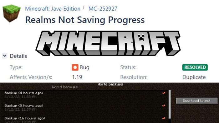 Realms non salvano progressi in Minecraft ecco come risolverlo