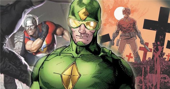 Peacemaker właśnie wprowadził inny postać DC Kite-Man został zatrzymany przez Christophera Smitha!