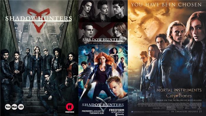 Alle Mortal Instruments & Series -filmer i orden