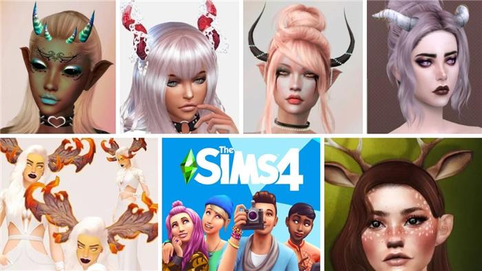 Top 10 melhores Sims 4 chifres e chifres CC & Mods para experimentar no top 10top 10