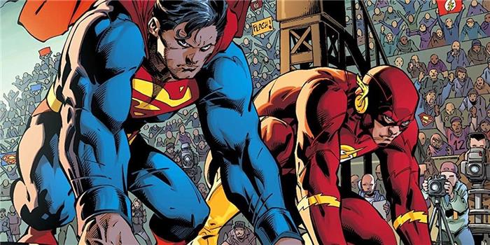 Qui est plus vite le flash ou le superman? [Tous les résultats des races inclus]