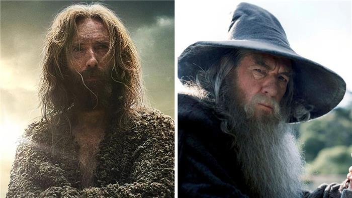 É o estranho nos anéis do poder Gandalf?