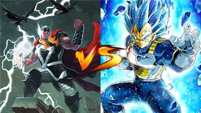 Thor vs. Vegeta, die in einem Kampf gewinnen würde?