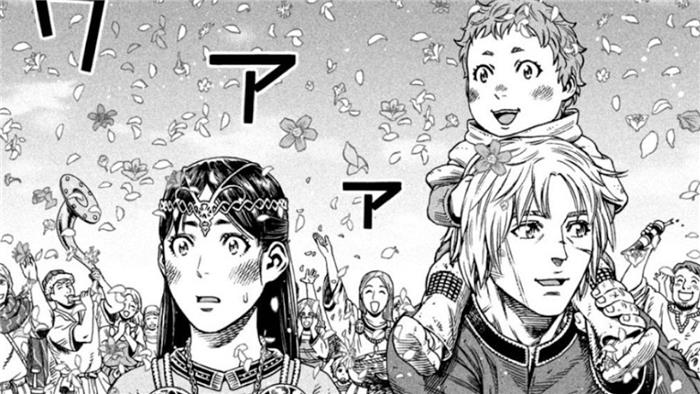 ¿Quién hace Thorfinn termina junto con en Vinland Saga??